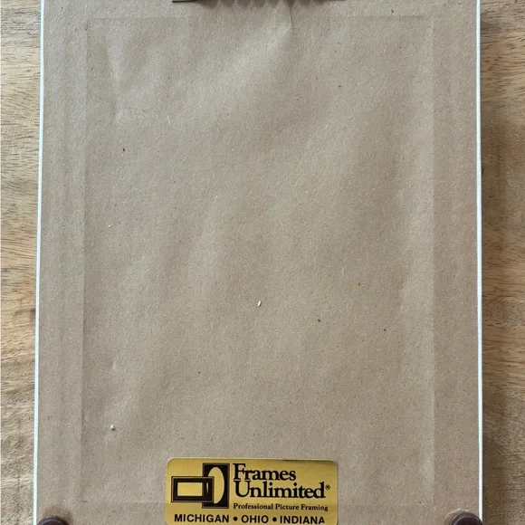 Pretty Artisan “Woman in White” Professionally Framed Art Piece - Picture 4 of 9